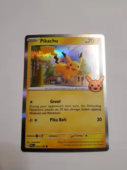 [HOLO] Pikachu #62/193 - [STAMPED] Trick or Trade Booster - Pokemon - LP - Image 2