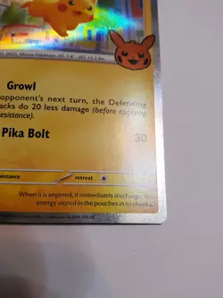 [HOLO] Pikachu #62/193 - [STAMPED] Trick or Trade Booster - Pokemon - LP - Image 4