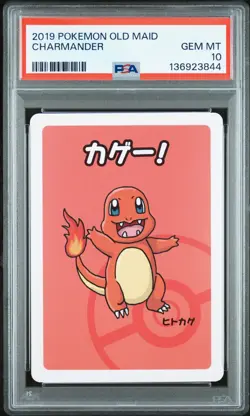 2019 POKEMON OLD MAID CHARMANDER PSA 10 - Image 1