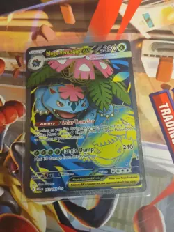 Pokemon Mega Venusaur ex 155/132 Mega Evolution Full Art 2025 Near Mint - Image 1