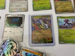 Pokemon Card Lot OFFICIAL TCG Cards + Charizard V 019/198 Foil Mega Latias Ex - Image 3