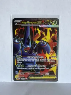 Mega Heracross ex - Pokemon TCG - Phantasmal Flames - 108/094 - ULTRA RARE ~ NM - Image 1