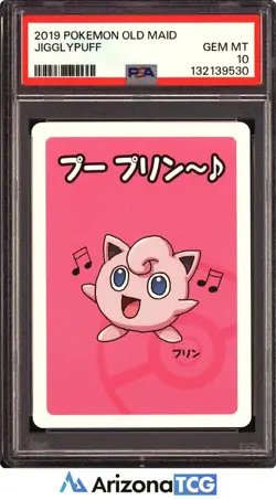 Pokemon 2019 Jigglypuff Pokemon Old Maid Japanese GEM MINT PSA 10 - Image 1