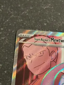 Pokemon Team Rocket’s Mewtwo EX 213/182 Destined Rivals Full Art Ultra Rare NM - Image 2