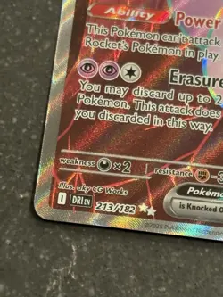 Pokemon Team Rocket’s Mewtwo EX 213/182 Destined Rivals Full Art Ultra Rare NM - Image 4
