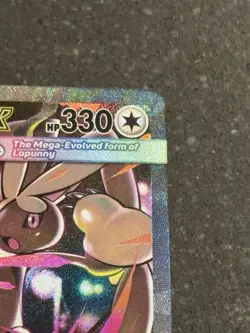 Pokemon Mega Lopunny EX 124/94 Phantasmal Flames Special Illustration Rare NM - Image 3