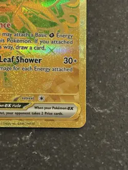 Pokemon Teal Mask Ogerpon EX 177/131 Gold Prismatic Evolutions Hyper Rare NM - Image 5