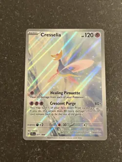 Pokemon Cresselia 71/64 Shrouded Fable Special Illustration Rare NM - Image 1