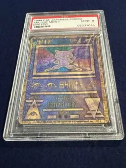 1999 Pokemon Japanese Promo Ancient Mew I NINTEDO Error - PSA 9 - Image 3