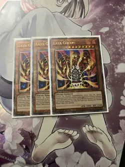 Yugioh! NM-LP Lava Golem RA01-EN001 (Quarter Century Secret Rare) 1st Ed. - Image 1