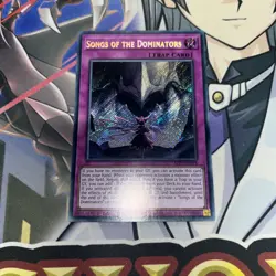 Yugioh Songs of the Dominators ALIN-EN078 Secret Rare 1st Edition - Image 1