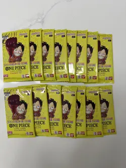 Lot of (15) One Piece TCG OP-07 500 Years in the Future Booster Packs Sealed - Image 1
