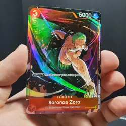 Roronoa Zoro Alt Art Holo Foil Rare Gift Collection 2023 ST01-013 One Piece NM - Image 1