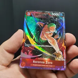 Roronoa Zoro Alt Art Holo Foil Rare Gift Collection 2023 ST01-013 One Piece NM - Image 2