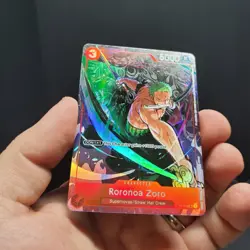 Roronoa Zoro Alt Art Holo Foil Rare Gift Collection 2023 ST01-013 One Piece NM - Image 3