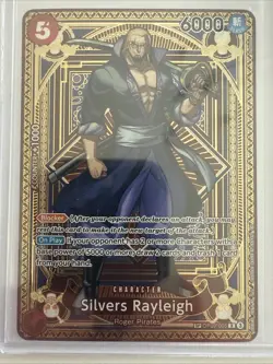 One Piece OP09-005 Emperor In The New World Silvers Rayleigh Alt SP Pack Fresh - Image 1