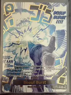 One Piece OP12-060 Legacy Of The Master Event Manga Boeuf Burst Pack Fresh 🔥 - Image 1