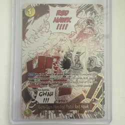 One Piece OP11-114 Fist Of Divine Speed Event Manga Gum Gum Fire Fist Pack Fresh - Image 1