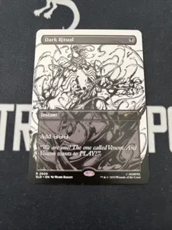 Foil Secret Lair Black And White Dark Ritual x1 Magic Cards MTG Spider-Man - Image 1