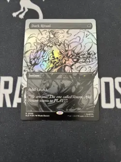 Foil Secret Lair Black And White Dark Ritual x1 Magic Cards MTG Spider-Man - Image 2