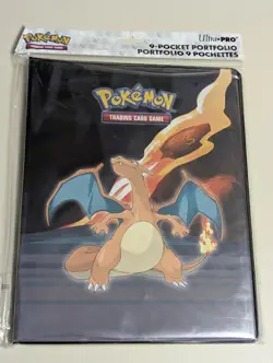 Pokemon Charizard Scorching Summit Ultra Pro 9 Pocket Portfolio holds 180 Cards - Image 1
