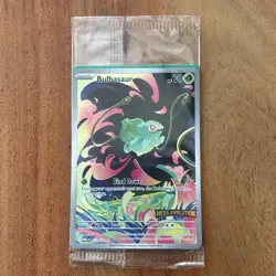 SEALED Pokemon TCG Bulbasaur 133/132 STAMPED Mega Evolutions Promo Card NM - Image 1