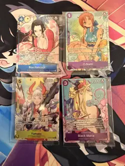 (Illustration Box Lot Of 4) One Piece Promotion Cards - Image 1