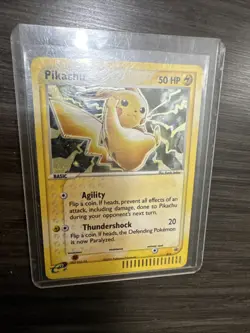 Pokemon Pikachu TCG Black Star Promo Holo Card #012 2003 - Image 1