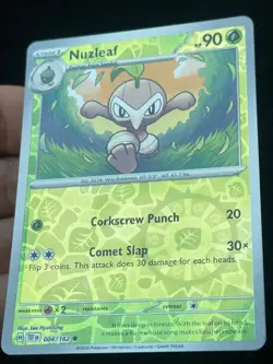 Nuzleaf 004/162 - Reverse holo - LP - NM - Pokemon TCG Card - Image 2