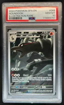 2024 Pokemon Shrouded Fable Houndoom #066/064 PSA 10 - Image 1