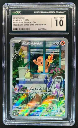 2023-25 Pokemon SV Black Star Promos - SVP EN Charmander #044 CGC 10 - Image 1