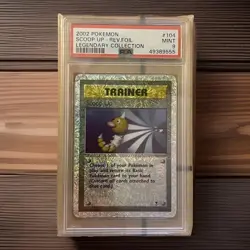 2002 Pokemon Legendary Collection Scoop Up Reverse Holo #104/110 PSA 9 - Image 1