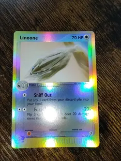 Pokemon Linoone 44/100 EX Sandstorm Reverse Holo Rare PACK FRESH MINT - Image 2