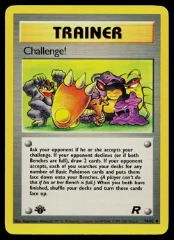 Pokemon Card - Challenge! Team Rocket 74/82 Uncommon 1st Edition - Image 1