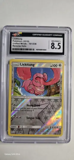 161/236 Lickitung - Unified Minds - Common Pokemon TCG Card - Image 1