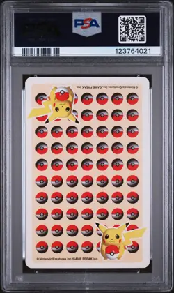 1998 POKEMON STADIUM YELLOW VERSION PLAYING CARDS ACE OF SPADES PIKACHU PSA 10 - Image 2
