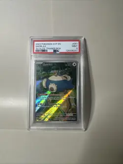 2023 POKEMON BLACK STAR PROMO 051 SNORLAX 151 ELITE TRAINER BOX PSA 9 MINT - Image 1