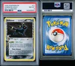 2005 Pokemon Umbreon 17/113 Delta Species Holo Rare PSA 8 - Image 3