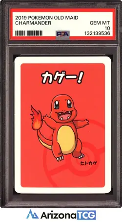 Pokemon 2019 Charmander Old Maid Japanese GEM MINT PSA 10 - Image 1