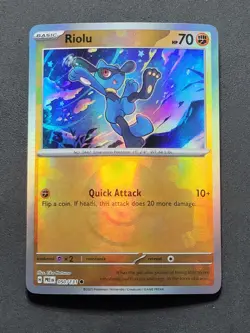Riolu 050/131 Poke Ball Pattern Prismatic Evolutions Pokemon TCG - Image 1