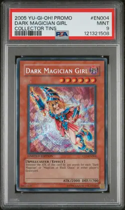 Dark Magician Girl CT2-EN004 Secret Rare Yugioh PSA 9 *508 - Image 1