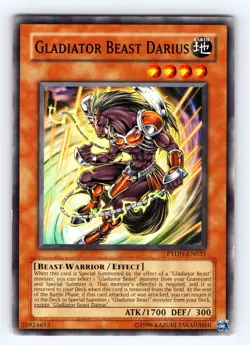 Yugioh Gladiator Beast Darius PTDN-EN031 Common - NM 💎 - Image 1