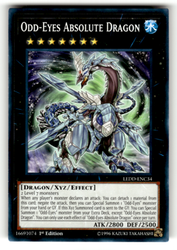 Odd-Eyes Absolute Dragon LEDD-ENC34 Common Legendary Dragon Decks LP - Image 1