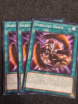 Yugioh! 3x Darklord Dance BPRO-EN063 Common 1st Ed NM - Image 1