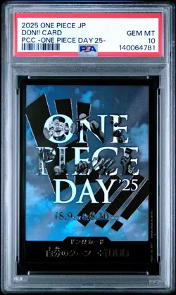 2025 ONE PIECE JPN PREMIUM CARD COLL ONE PIECE DAY'25 DON!! CARD PSA 10 - Image 1