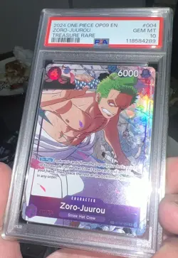 One Piece TCG Zoro-Juurou ST18-004 OP09 (Treasure Rare) PSA 10 ENGLISH - Image 1