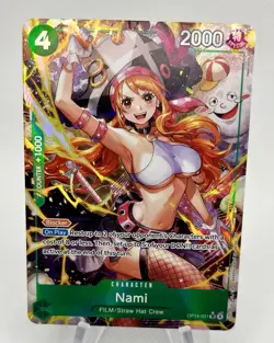 Nami - Alternate Art - OP14-031 - The Azure Sea's Seven - One Piece TCG - Image 1