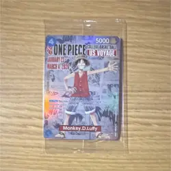 Bandai One Piece Monkey D. Luffy College Basketball US Voyage 5000 Power Card - Image 1