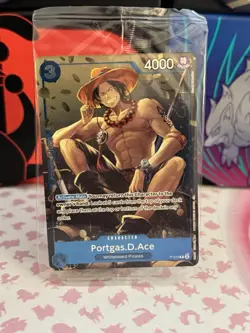One Piece TCG Mini Tin Set 2 Promo Two Each Of P-073 Sabo P-074 Ace - Image 1
