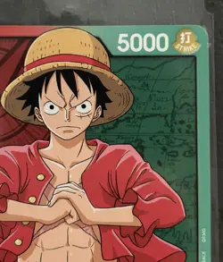 Pre-Errata Monkey.D.Luffy OP01-003. One Piece Demo Deck Leader (Wave Alpha) - Image 5